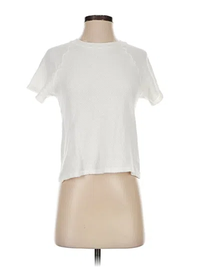 Pre-owned Monrow Short Sleeve T-shirt In White