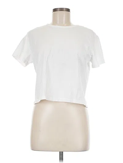 Pre-owned Monrow Short Sleeve T-shirt In White