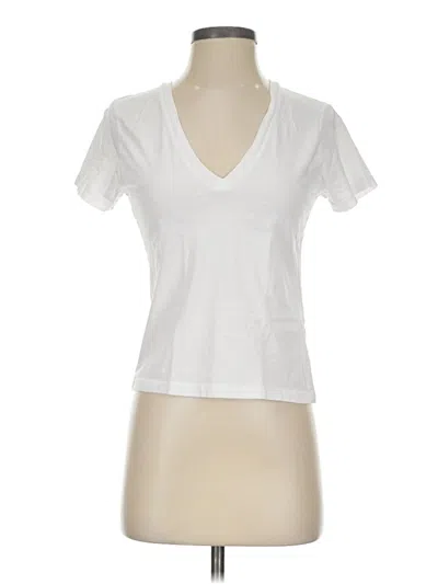 Pre-owned Monrow Short Sleeve T-shirt In White