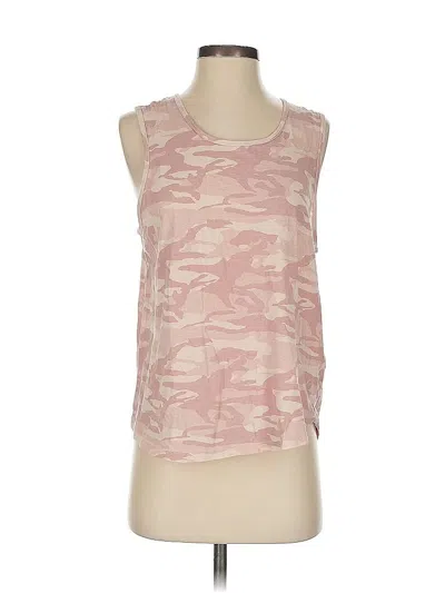 Pre-owned Monrow Sleeveless T-shirt In Pink