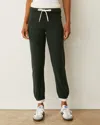 Monrow Soft Knit Oversized Sweat In Sea Moss/ivory