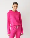 Monrow Softfleece Kangaroo Pullover In Fuchsia