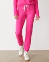Monrow Softfleece Vintage Sweat In Fuchsia