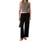 Monrow Space Tie-dye Crochet Racer Tank In Pecan Multi In Multi