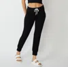 Monrow Super Soft Vintage Drawstring Sweatpants In Black