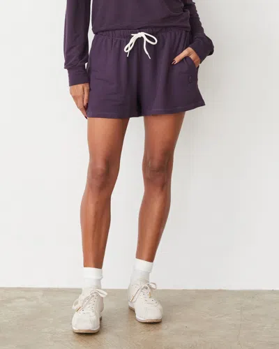 Monrow Supersoft Ultimate Short In Midnight Plum