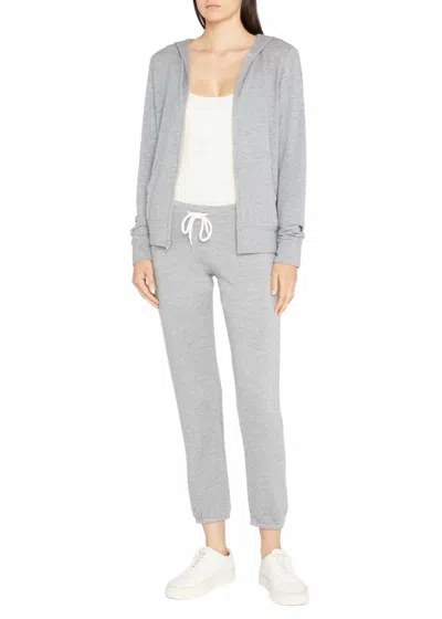 Monrow Supersoft Vintage Sweatpants In Heather In Gray