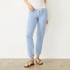 Monrow Supersoft Vintage Sweats In Soft Blue