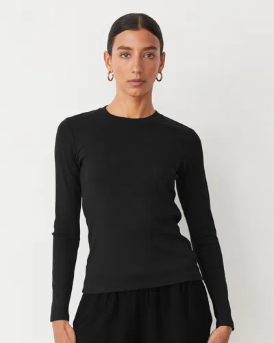 Monrow Supimaluxe Rib Long Sleeve Crew Set In Assorted Colors