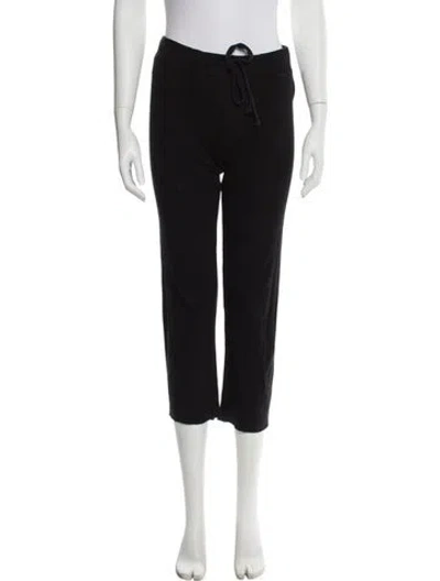 Pre-owned Monrow Sweatpants In Black