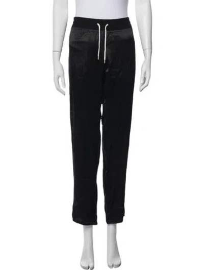Pre-owned Monrow Sweatpants In Black