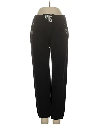 Pre-owned Monrow Sweatpants In Black