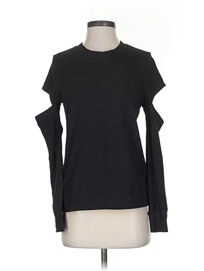 Pre-owned Monrow Sweatshirt In Black