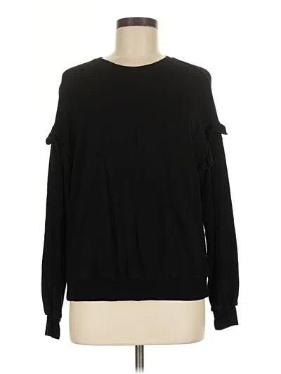 Pre-owned Monrow Sweatshirt In Black