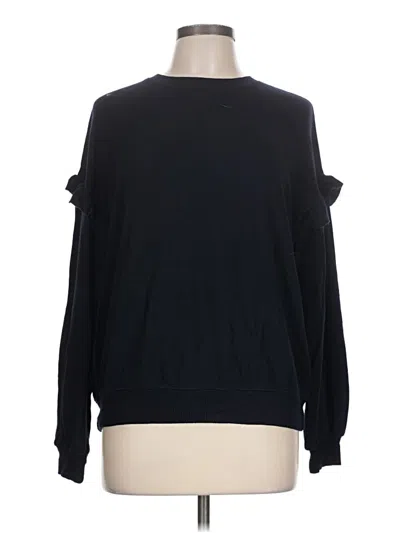 Pre-owned Monrow Sweatshirt In Black