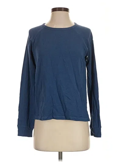 Pre-owned Monrow Sweatshirt In Blue