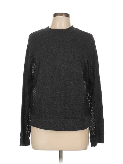 Pre-owned Monrow Sweatshirt In Gray