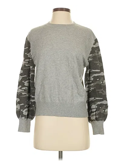 Pre-owned Monrow Sweatshirt In Gray