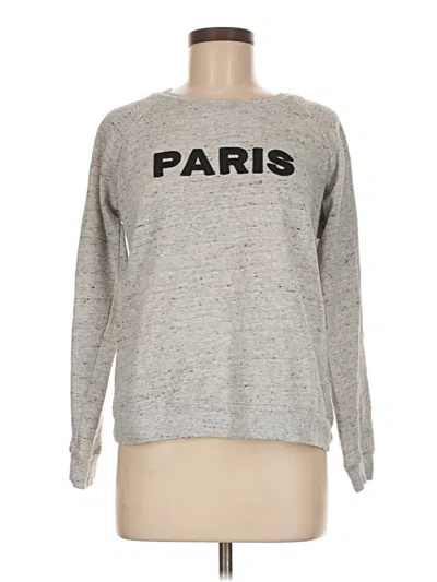 Pre-owned Monrow Sweatshirt In Gray