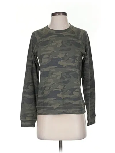 Pre-owned Monrow Sweatshirt In Green