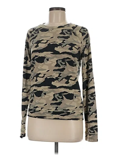 Pre-owned Monrow Sweatshirt In Green