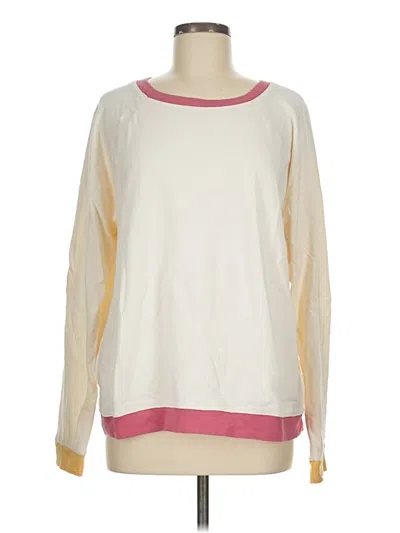 Pre-owned Monrow Sweatshirt In Ivory