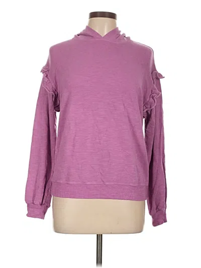 Pre-owned Monrow Sweatshirt In Purple