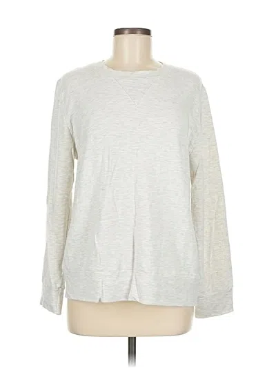 Pre-owned Monrow Sweatshirt In Silver