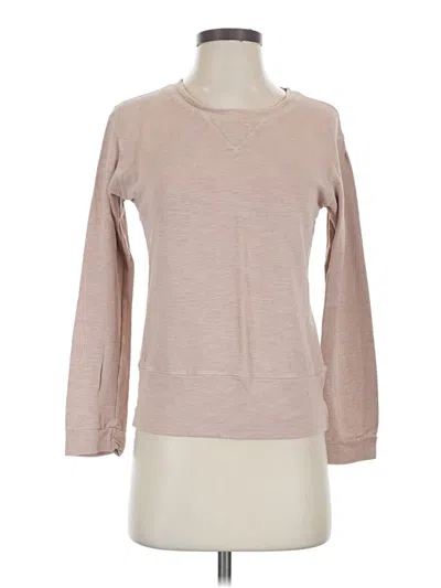 Pre-owned Monrow Sweatshirt In Tan