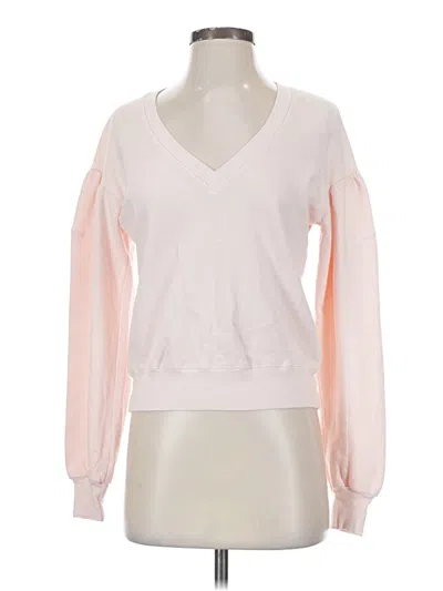 Pre-owned Monrow Sweatshirt In White