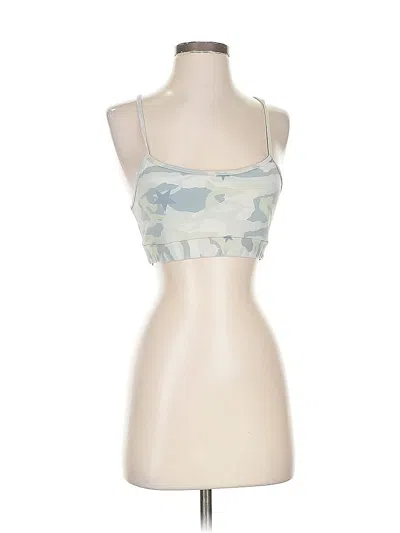 Pre-owned Monrow Tank Top Blue Strapless Neckline Tops