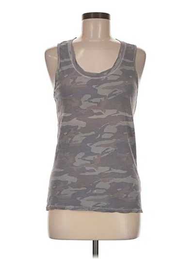 Pre-owned Monrow Tank Top Gray Halter Neckline Tops