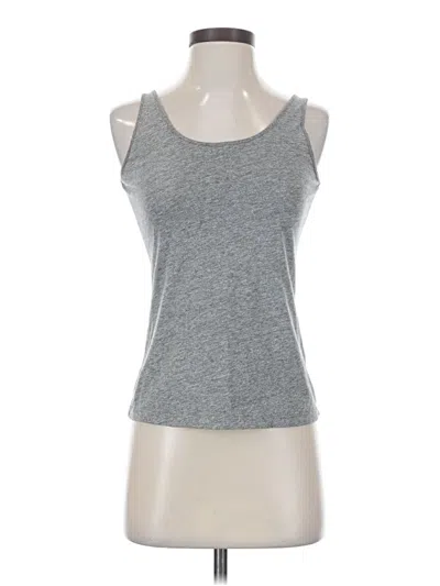 Pre-owned Monrow Tank Top Gray Strapless Neckline Tops