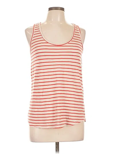Pre-owned Monrow Tank Top Red Halter Neckline Tops