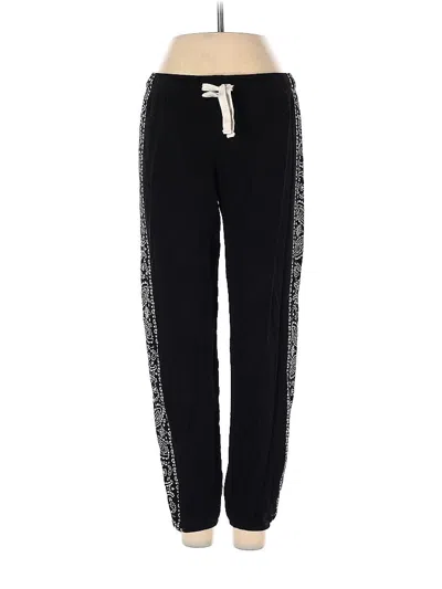 Pre-owned Monrow Track Pants In Black