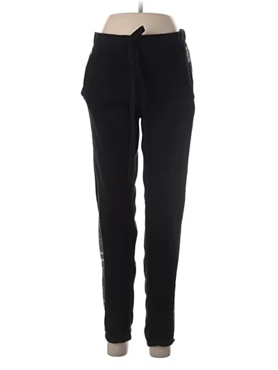 Pre-owned Monrow Track Pants In Black