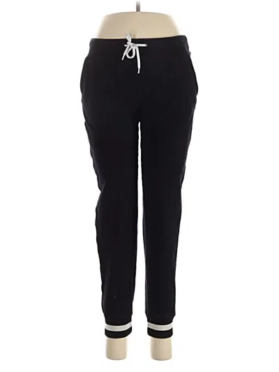 Pre-owned Monrow Track Pants In Black