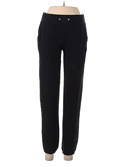 Pre-owned Monrow Track Pants In Black