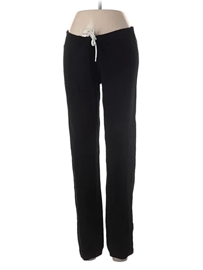 Pre-owned Monrow Track Pants In Black
