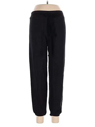 Pre-owned Monrow Track Pants In Black
