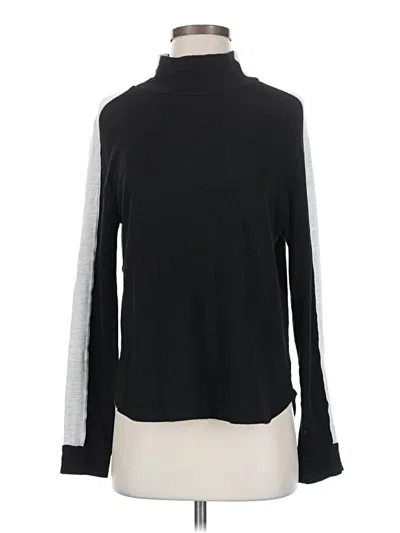 Pre-owned Monrow Turtleneck Sweater In Black