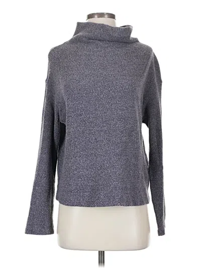 Pre-owned Monrow Turtleneck Sweater In Gray