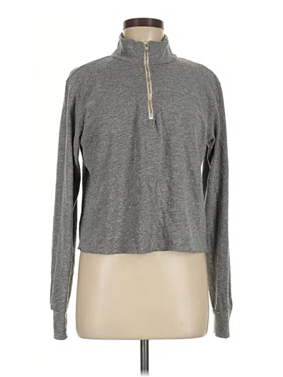 Pre-owned Monrow Turtleneck Sweater In Gray