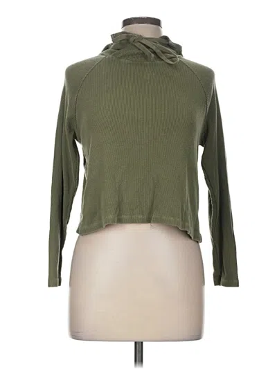 Pre-owned Monrow Turtleneck Sweater In Green