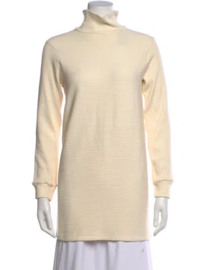 Pre-owned Monrow Turtleneck Sweater In Neutrals