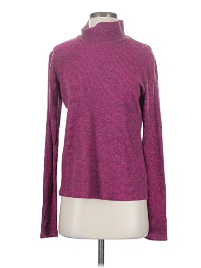 Pre-owned Monrow Turtleneck Sweater In Purple
