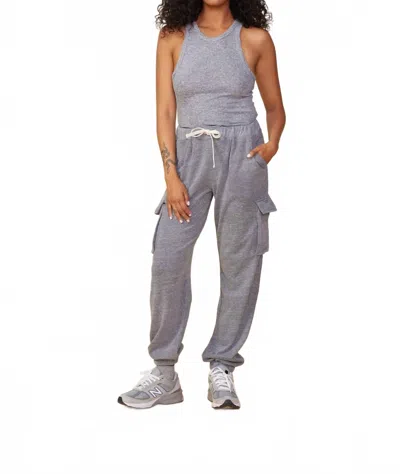 Monrow Ultimate Tank Top In Granite In Gray