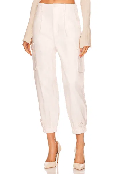 Monrow Utility Pants In Ivory