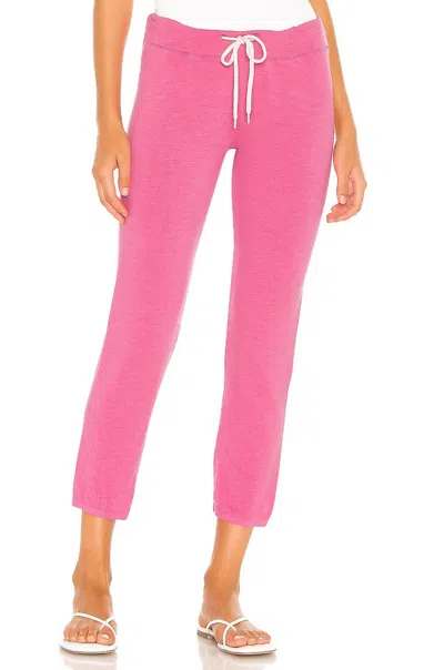 Monrow Vintage Sweatpant In Hot Pink