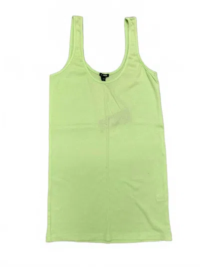 Monrow Women's Classic Layer Tank In Lime In Green